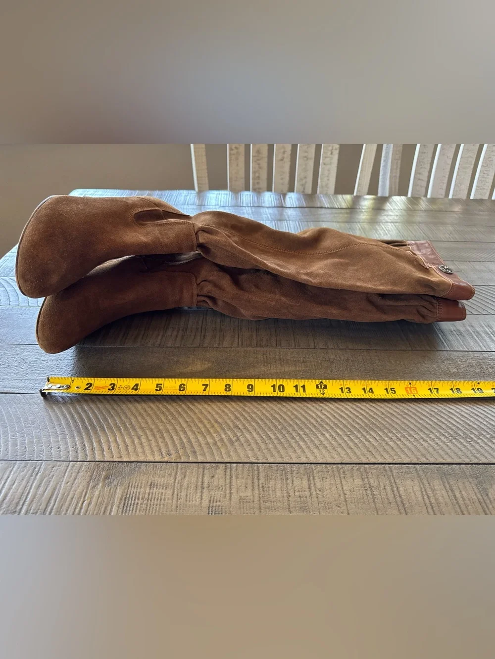 Vintage Michael Kors Festival Slouch Brown Suede Heeled Boots Women’s Size 8